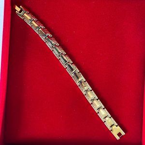 10K Gold Coated Bracelet : Custom Link Designs